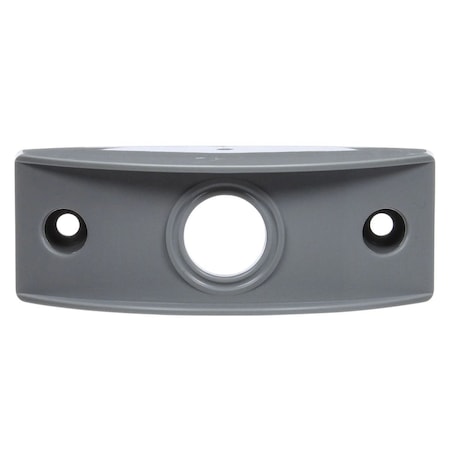 Truck-Lite Deflector Mount, 33 Series Lights, Used In Round Shape Lights, Gray Abs, 2 Screw Bracket Mount 33711